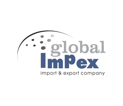 Logo Design, global impex, import company