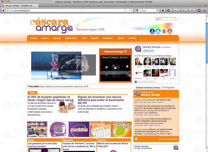Nueva web, Cascara Amarga.